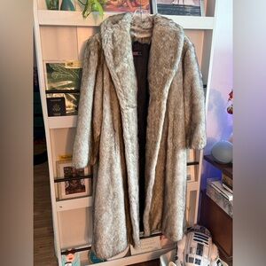 Tissavel of France Vintage Acrylic Fur Coat